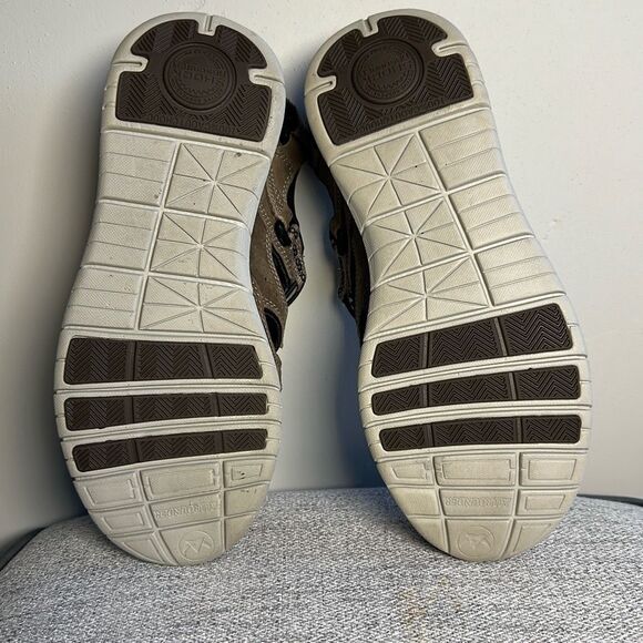 Mephisto Allrounder Men's Maroon Praline Nubuck Leather Sandal - Picture 5 of 9